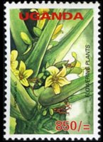 Uganda 2005 - set Flowers: 850 sh