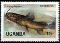 Uganda 1985 - set Fishes: 10 sh