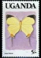 Uganda 1989 - set Butterflies: 5 sh