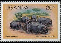 Uganda 1979 - serie Animali: 20 sh