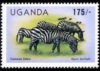 Uganda 1979 - set Wildlife: 175 sh