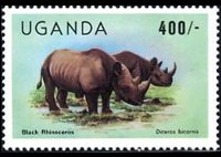 Uganda 1979 - set Wildlife: 400 sh
