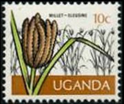 Uganda 1975 - set Ugandan crops: 10 c