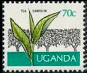 Uganda 1975 - set Ugandan crops: 70 c