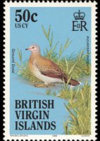 British Virgin Islands 1985 - set Birds: 50 c