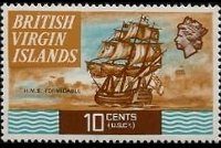 British Virgin Islands 1970 - set Ships: 10 c