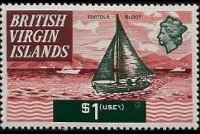 British Virgin Islands 1970 - set Ships: 1 $