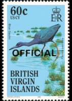 British Virgin Islands 1986 - set Birds: 60 c