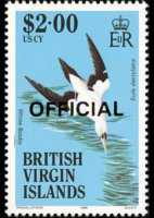 British Virgin Islands 1986 - set Birds: 2 $