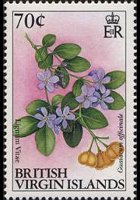 British Virgin Islands 1991 - set Flowers: 70 c