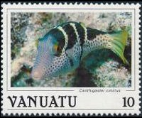 Vanuatu 1987 - set Fish: 10 v