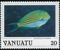 Vanuatu 1987 - set Fish: 20 v