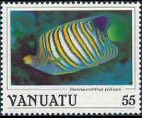 Vanuatu 1987 - serie Pesci: 55 v
