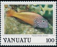 Vanuatu 1987 - set Fish: 100 v