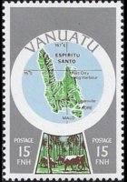 Vanuatu 1980 - serie Cartine: 15 fr