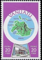 Vanuatu 1980 - set Maps: 20 fr