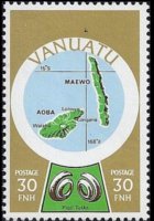 Vanuatu 1980 - set Maps: 30 fr