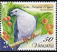 Vanuatu 2012 - serie Uccelli: 50 v
