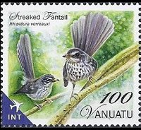 Vanuatu 2012 - serie Uccelli: 100 v