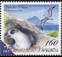 Vanuatu 2012 - serie Uccelli: 160 v