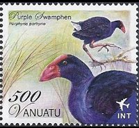 Vanuatu 2012 - set Birds: 500 v