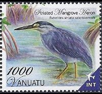 Vanuatu 2012 - serie Uccelli: 1000 v
