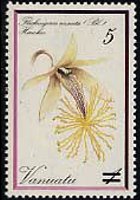 Vanuatu 1982 - serie Orchidee: 5 v su 1 v
