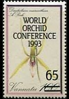 Vanuatu 1982 - serie Orchidee: 65 v su 100 v