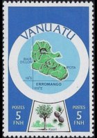 Vanuatu 1980 - serie Cartine: 5 fr