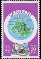 Vanuatu 1980 - serie Cartine: 20 fr