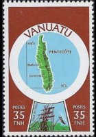Vanuatu 1980 - set Maps: 35 fr