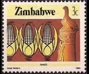 Zimbabwe 1985 - set Agriculture and industry: 3 c