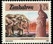 Zimbabwe 1985 - set Agriculture and industry: 23 c