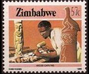 Zimbabwe 1985 - set Agriculture and industry: 57 c