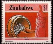 Zimbabwe 1985 - set Agriculture and industry: 1 $
