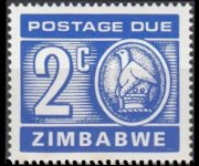 Zimbabwe 1980 - set Cypher and bird: 2 c