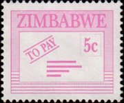 Zimbabwe 1995 - serie Busta: 5 c
