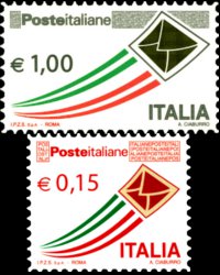 I due nuovi francobolli della serie Posta Italiana
