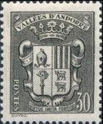 Andorra (amministrazione francese) 1936 - serie Stemma: 30 c