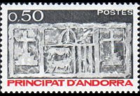 Andorra (amministrazione francese) 1983 - serie Primo stemma di Andorra: 0,50 fr