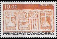 Andorra (amministrazione francese) 1983 - serie Primo stemma di Andorra: 10 fr