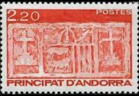 Andorra (amministrazione francese) 1983 - serie Primo stemma di Andorra: 2,20 fr