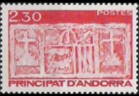 Andorra (amministrazione francese) 1983 - serie Primo stemma di Andorra: 2,30 fr