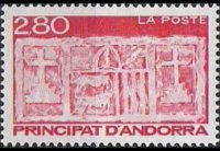 Andorra (amministrazione francese) 1983 - serie Primo stemma di Andorra: 2,80 fr