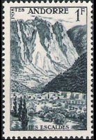 Andorra (amministrazione francese) 1955 - serie Vedute: 1 fr