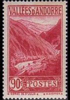 Andorra (amministrazione francese) 1932 - serie Vedute: 90 c