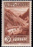 Andorra (amministrazione francese) 1932 - serie Vedute: 3 fr