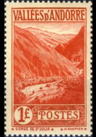 Andorra (amministrazione francese) 1932 - serie Vedute: 1 fr