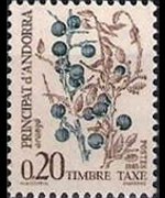 Andorra (amministrazione francese) 1985 - serie Frutti di bosco: 0,20 fr