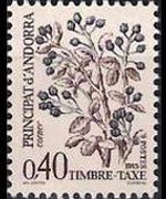 Andorra (amministrazione francese) 1985 - serie Frutti di bosco: 0,40 fr